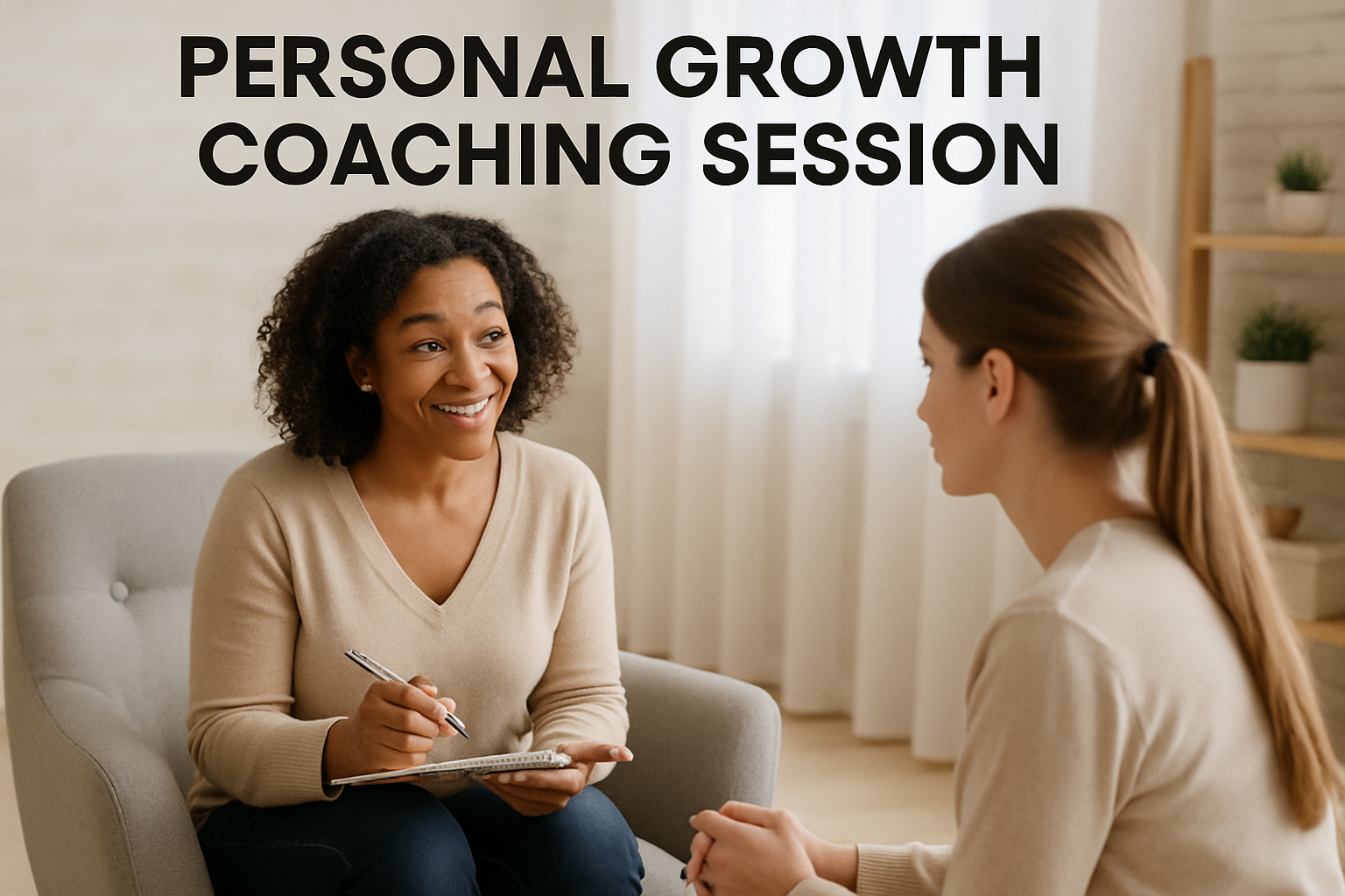 Personal growth coaching session